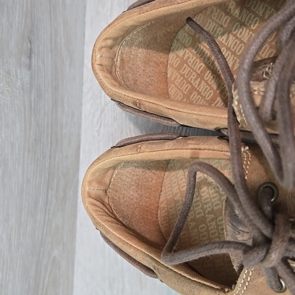 Durango Women 2" LStyle Sandstone Emboss Leather Western hobo shoes sz 9M - Picture 6 of 13